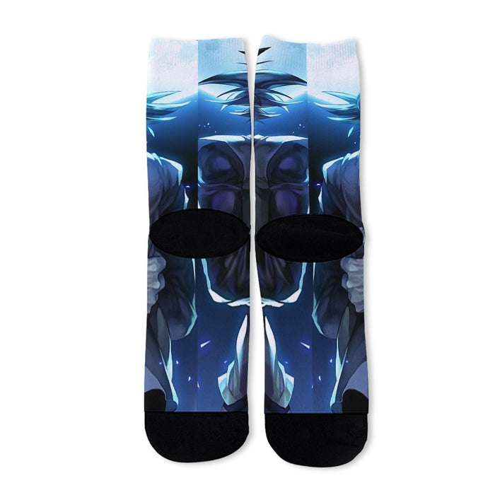 Dragon Ball Super Goku Black Cool Night Blue Sea Socks