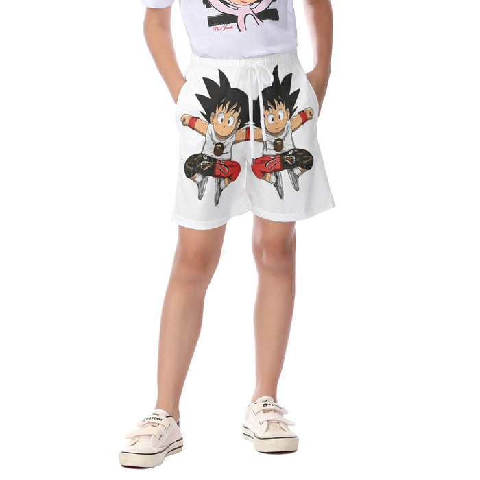 Supreme Goku Dragon Ball Z Kid's Beach Shorts