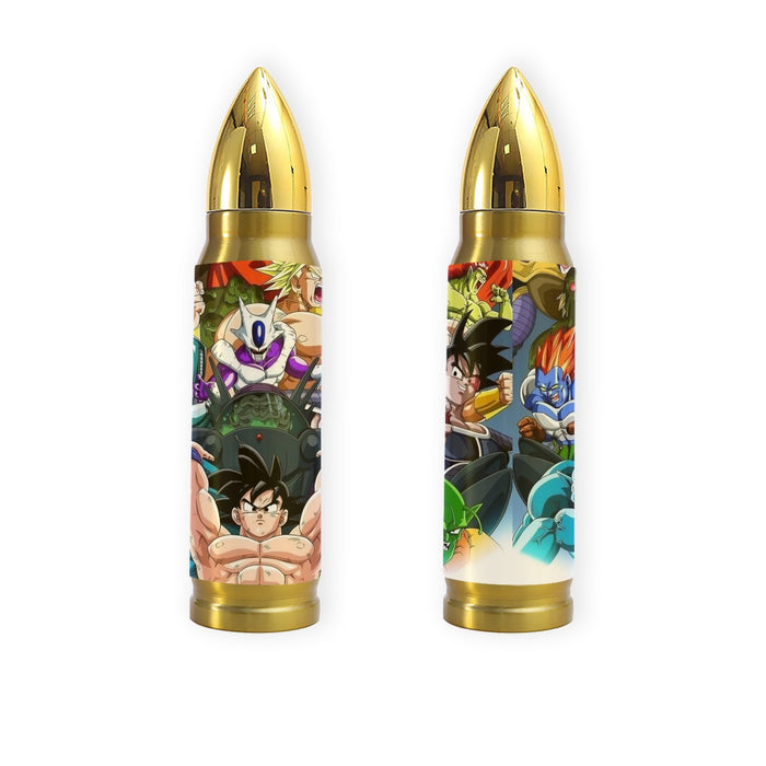 DBZ Goku Spirit Bomb Destroy Villains Cooler Broly Namek Vibrant Tumbler