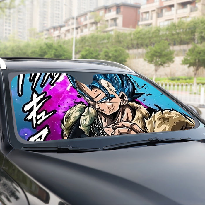 Super Saiyan Blue Gogeta Windshield Sunshade