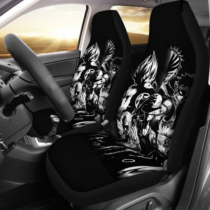 DBZ Goku Naruto Saitama Luffy Natsu Ichigo Dope Anime Car Seat Cover