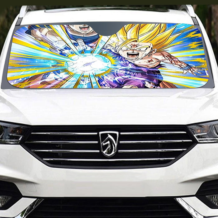 Dragon Ball Teen Gohan Dokkan Battle Super Saiyan 3 Cool Windshield Sunshade