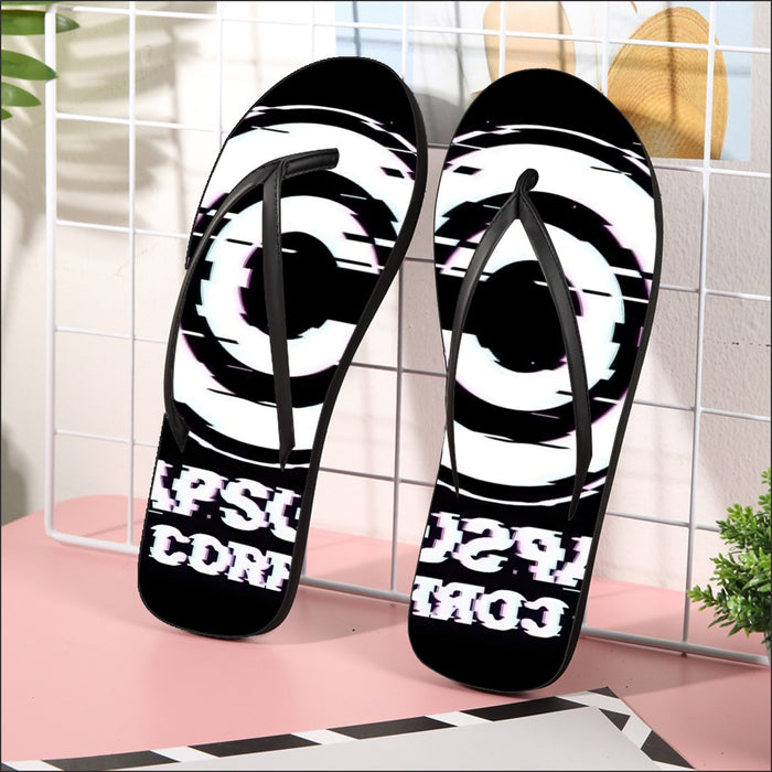 Capsule Corporation Flip Flops