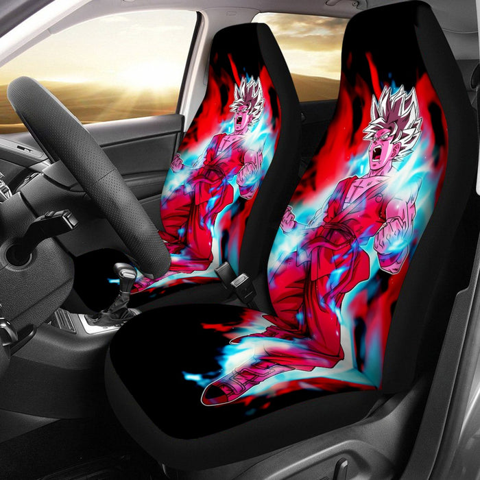 Dragon Ball Cool Goku White Super Saiyan Whis Symbol Car Seat Cover