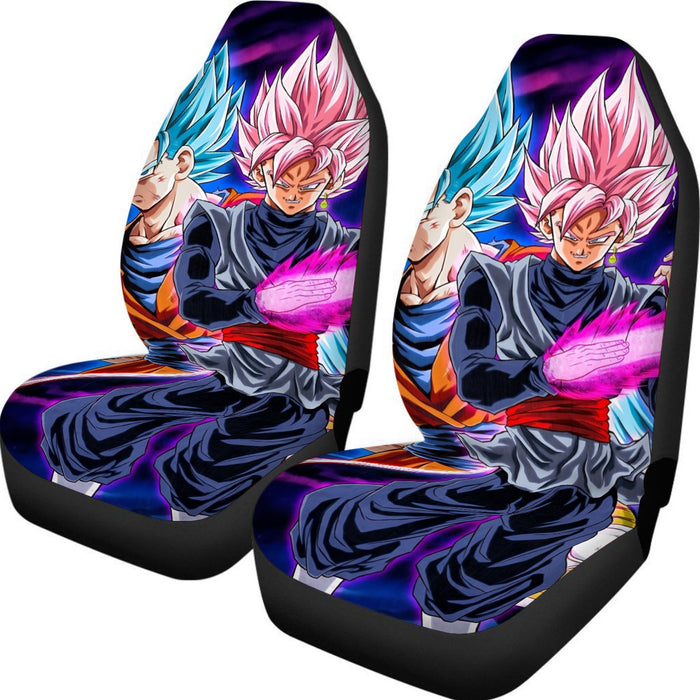 Dragon Ball Goku 2 Goku Rose Vegeta 2 Ultra Instinct Car Seat Cover