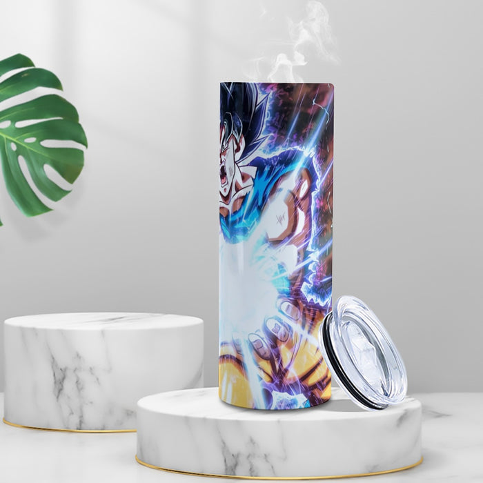 Dragon B Z Son Goku Powerful Kamehameha Released Tumbler with twinkle surface