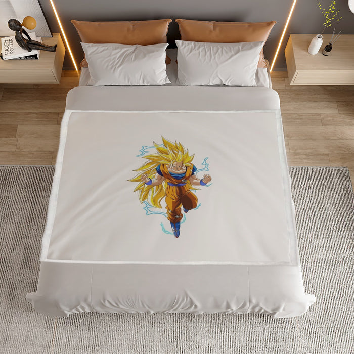 Goku Super Saiyan 3 Household Warm Blanket