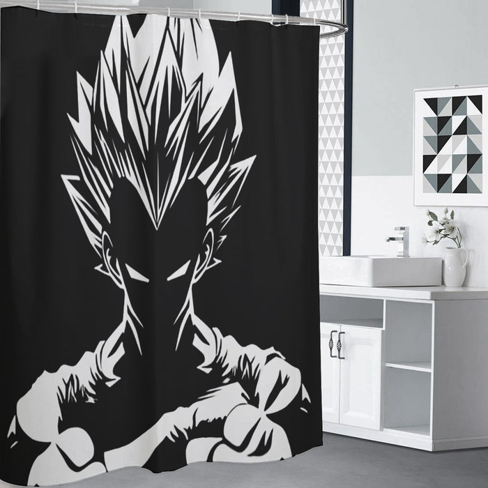 Dragon Ball Z Bad-Ass King Vegeta Graphic Shower Curtains