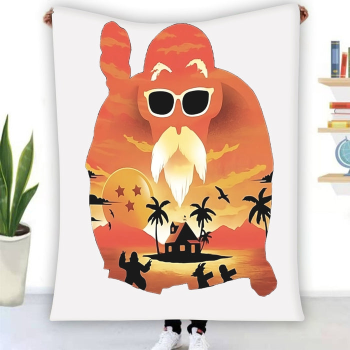 Master Roshi Sunset Blanket