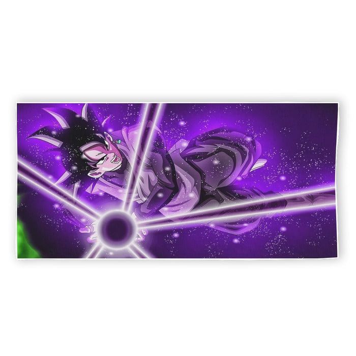 DBZ Goku Black Zamasu Power Ball Attack Cool Design Streetwear Beach Towel