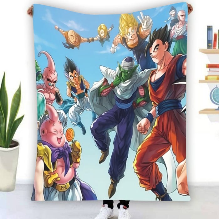 Dragon Ball Z Characters Blanket