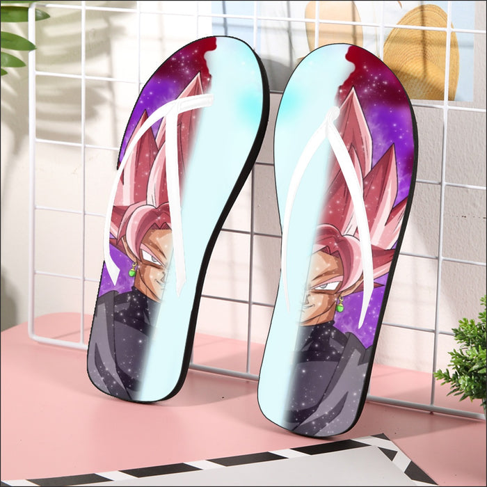 Dragon Ball Z Goku Super Saiyan God & Goku Black Flip Flops