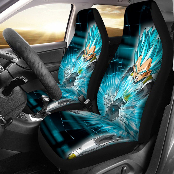 Vegeta Blue Double Galick Gun Car Seat Cover | DBZ-Store.com