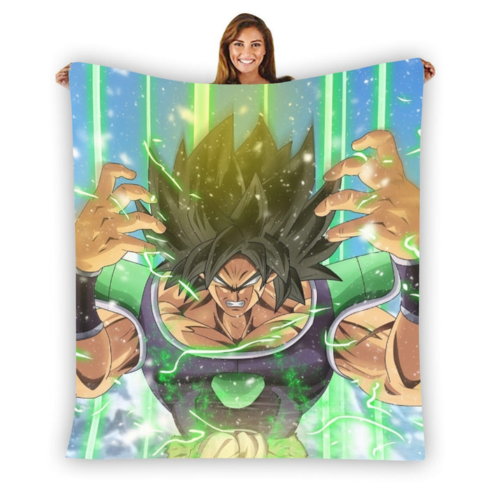 Dragon Ball Super Transforming Broly Blanket