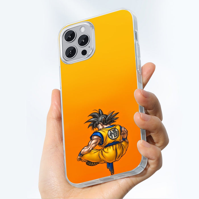 Goku Orange Background iPhone 14 Case