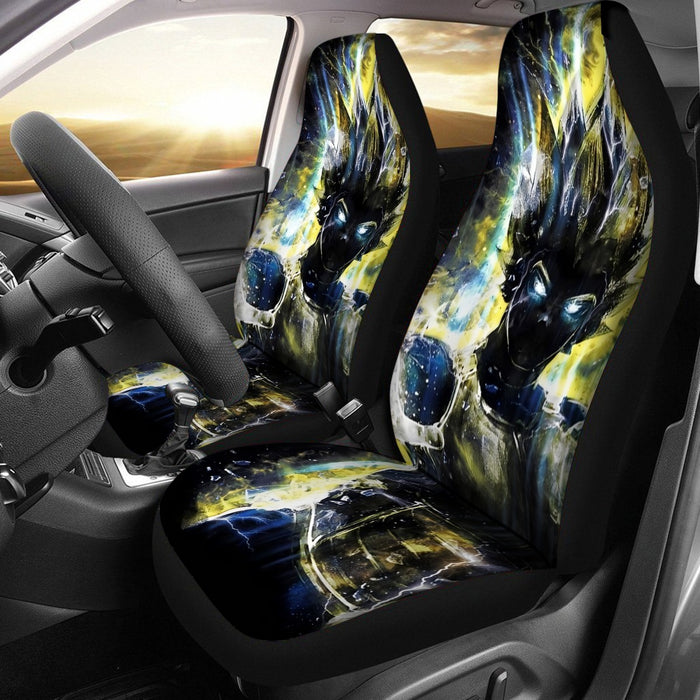 DBZ Vegeta Yellow Aura Car Seat Cover | DBZ-Store.com