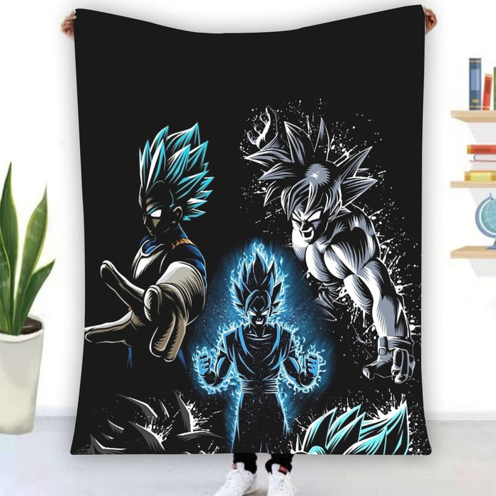 Dragon Ball Z SSGSS Blanket