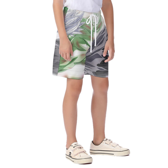 Dragon Ball Fused Zamasu Aggressive Portrait Dope Kid's Beach Shorts