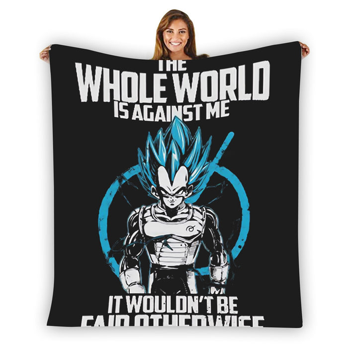 Dragon Ball Super SSGSS Vegeta Whis Symbol Blanket