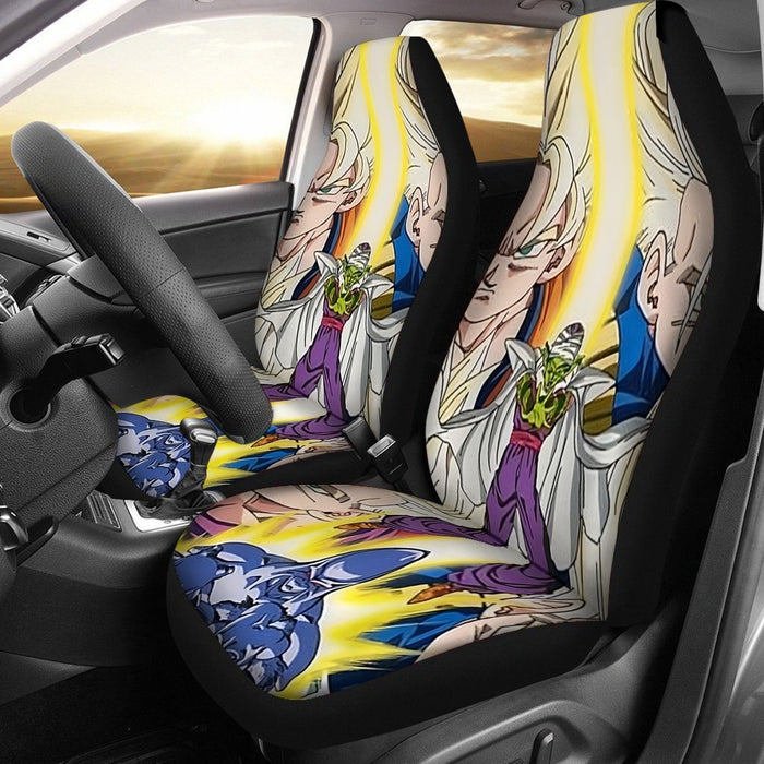 Dragon Ball Goku Vegeta Saiyan Piccolo Namekian Vibrant Design Car Seat Cover