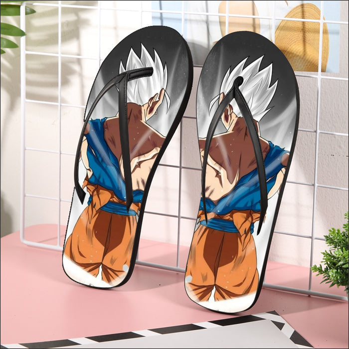 Dragon Ball Gohan White Super Saiyan Epic Streetwear Flip Flops