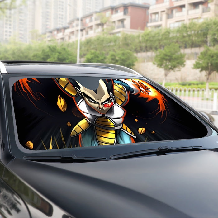 Dragon Ball Armored Vegeta Double Galick Cannon Dope Windshield Sunshade