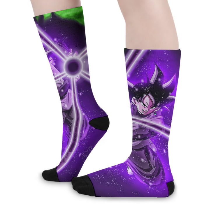 DBZ Goku Black Zamasu Power Ball Attack Cool Design Streetwear Socks