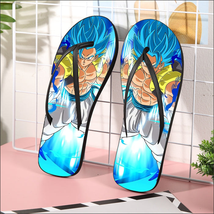 Super Saiyan Blue Gogeta Flip Flops