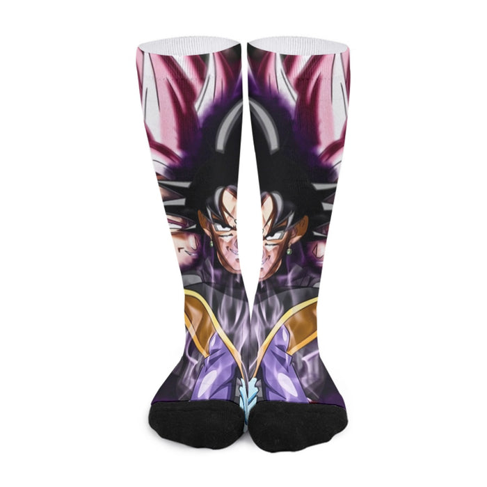 Dragon Ball Super Zamasu Goku Black Goku Rose Cool Socks