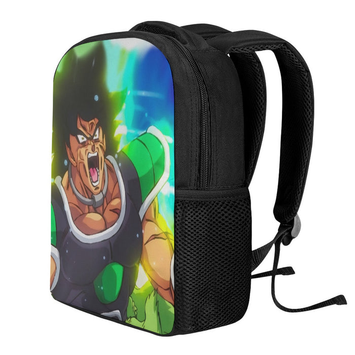 Dragon Ball Super Angry Broly Legendary Super Saiyan Backpack