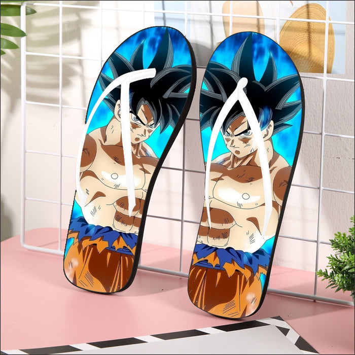 Dragon Ball Super Goku Kaioken Ultra Instinct Dope 3D  Flip Flops