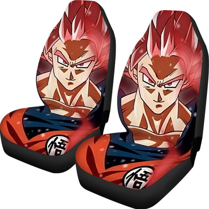 Dragon Ball Son Goku Super Saiyan Rose Portrait Cool Car Seat Cover