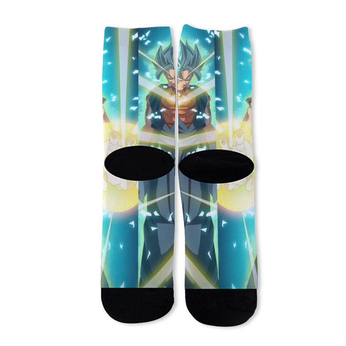 Dragon Ball Vegito Blue Super Saiyan Big Bang Flash Socks