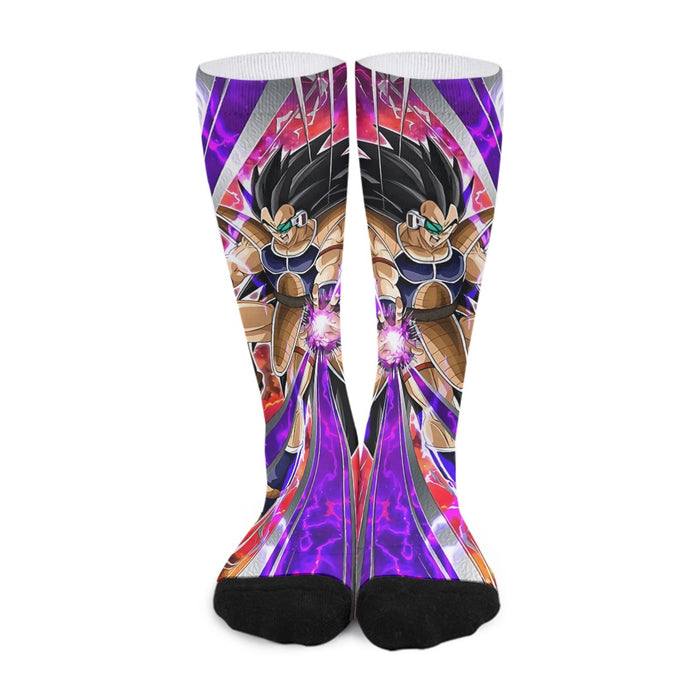 Dragon Ball Z Vibrant Saiyan Raditz Radiant Light Socks