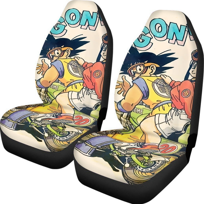 DBZ Goku Chi Chi Biker Motorbike Glasses Cool Design Streetwear Car Seat Cover