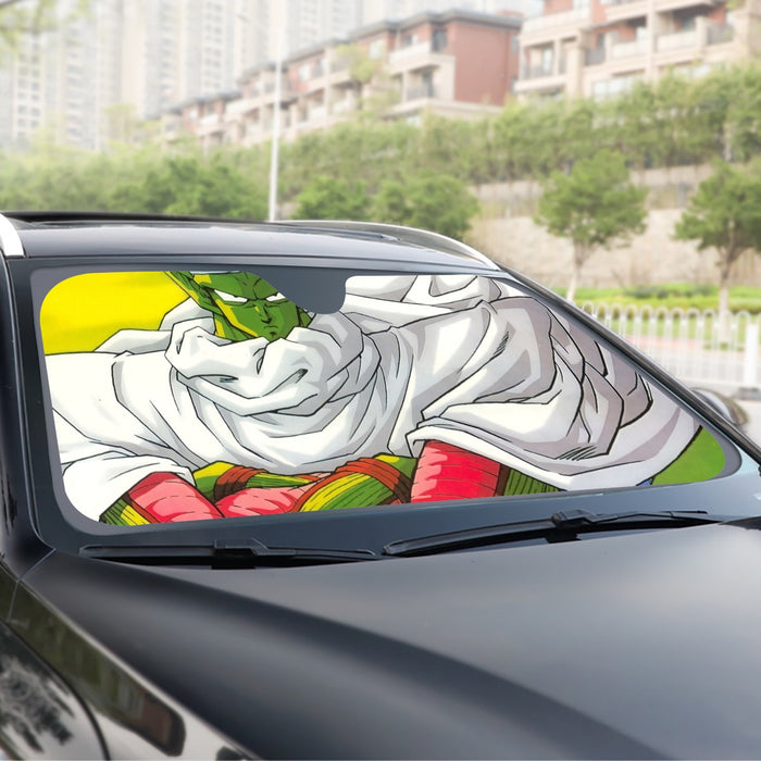 Dragon Ball Angry Piccolo Standing And Ready for Fighting Windshield Sunshade