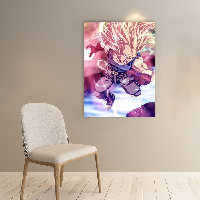 Dragon Ball Trunks SSJ3 Fan Artwork Full Print Style Paper poster