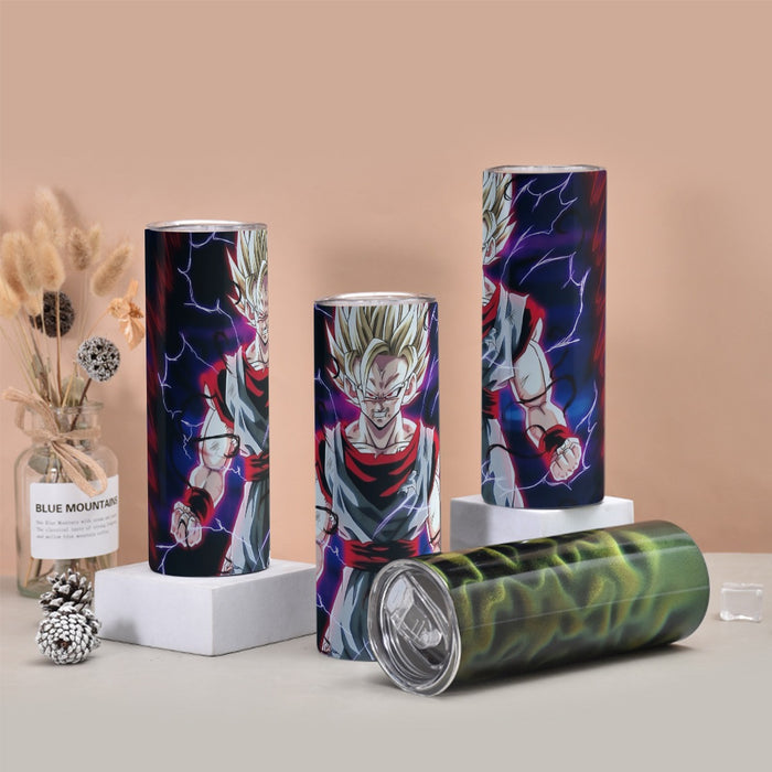 Dragon Ball Z  Super Saiyan Prince Vegeta Tumbler with twinkle surface