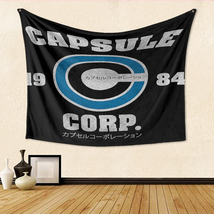 Capsule Corp Baseball Tapestry