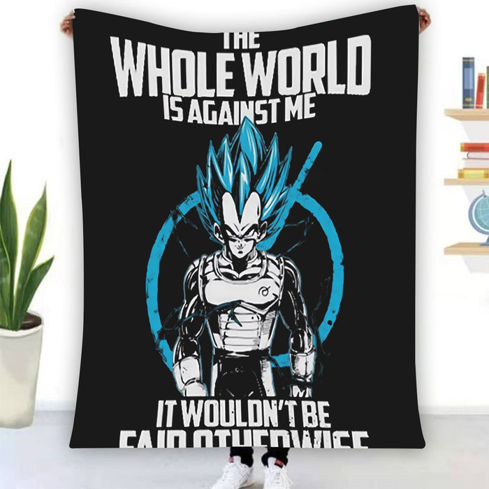 Dragon Ball Super SSGSS Vegeta Whis Symbol Blanket