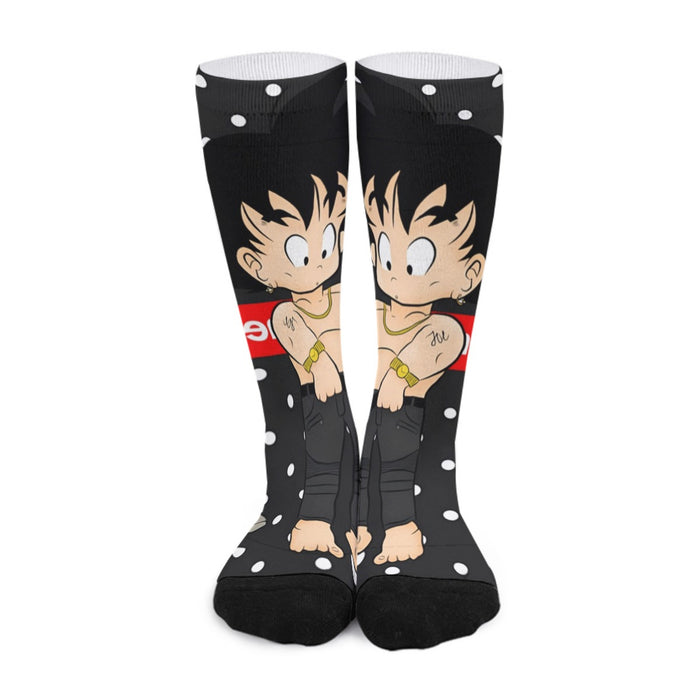 Dragon Ball Supreme Goku Kid Gangster Style Cool Socks