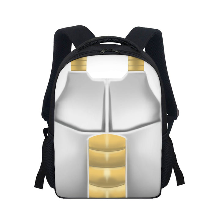 Dragon Ball Z Vegeta Inspired Suit Cosplay Zip Up Backpack
