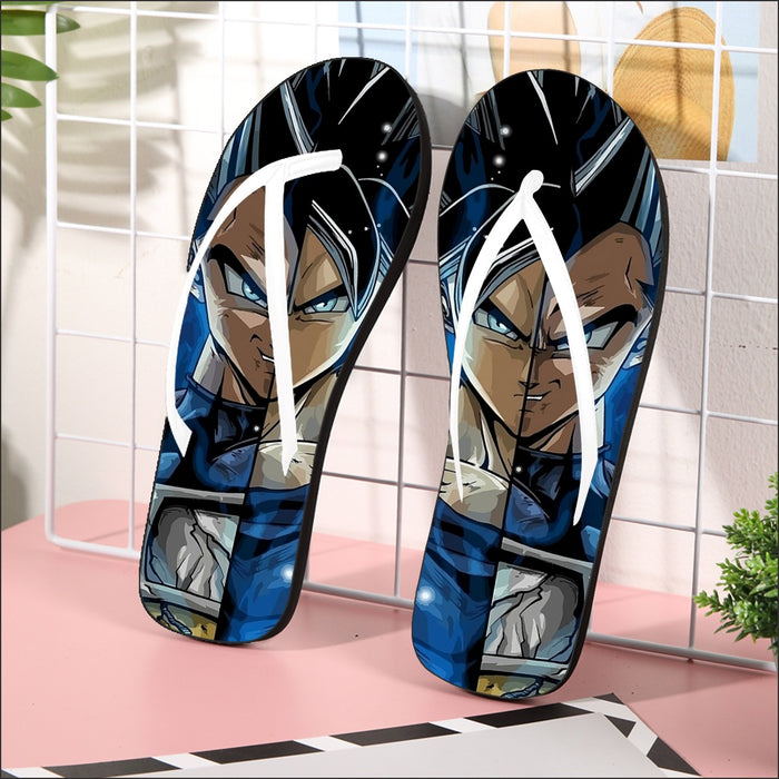 Dragon Ball Z Shirt  SSJ Goku x SSJ Vegeta Fusion Flip Flops