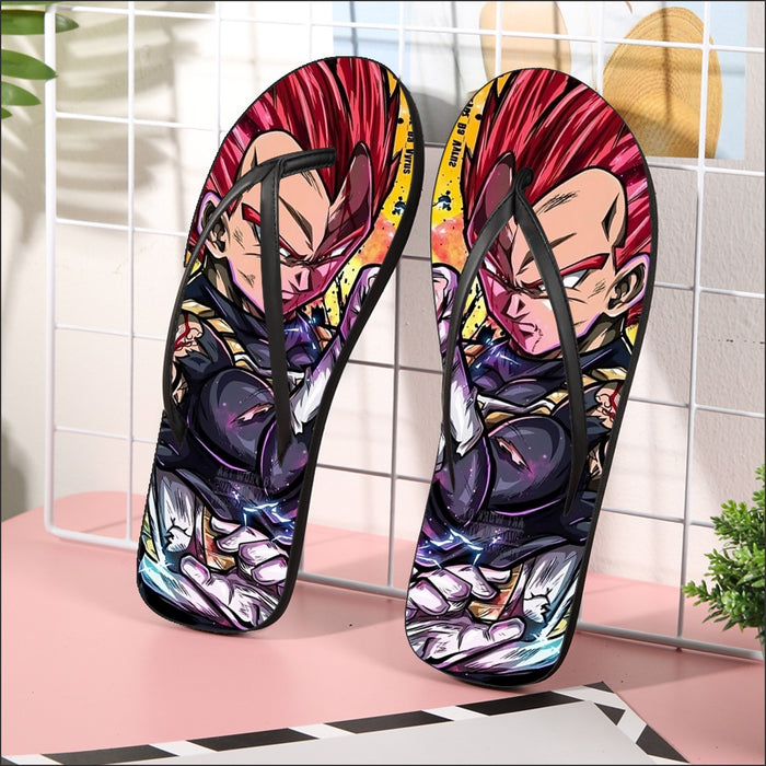 Dragon Ball Z Vegeta God Flip Flops