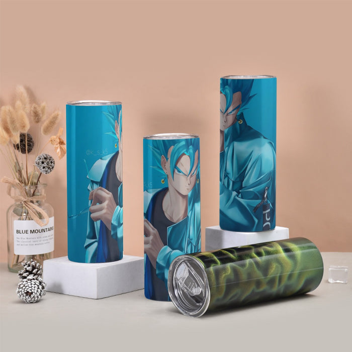 Goku Creative Design DBZ Kids Tumbler with twinkle surface