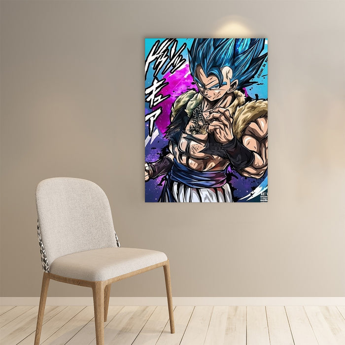 Super Saiyan Blue Gogeta Paper poster