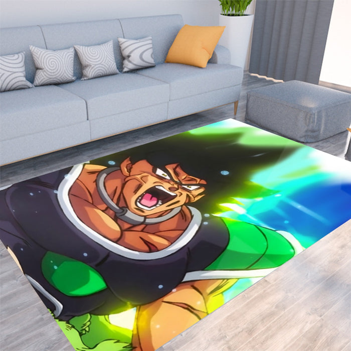 Dragon Ball Super Angry Broly Legendary Super Saiyan Rug