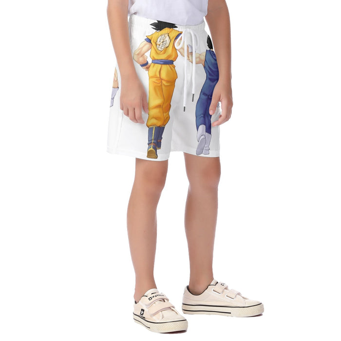 Dragon Ball Z Goku x Vegeta Kid's Beach Shorts