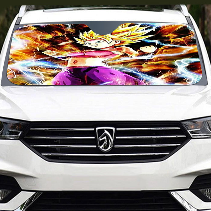 Dragon Ball Super Caulifla Super Saiyan 2 Epic Casual Windshield Sunshade