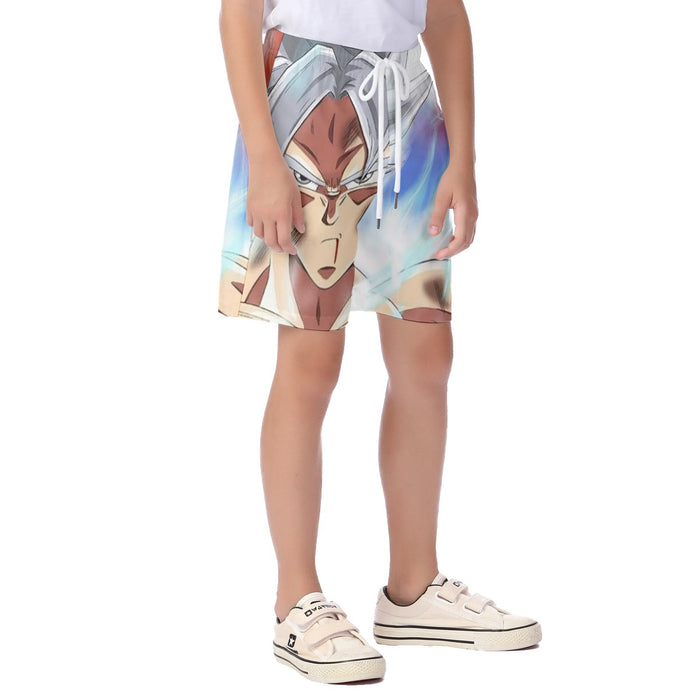 Dragon Ball Super Goku Ultra Instinct  Kid's Beach Shorts